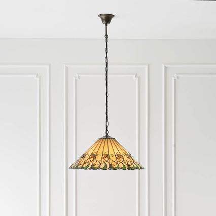 Endon 64194 - Luster na reťazi JAMELIA 3xE27/60W/230V pr. 50 cm