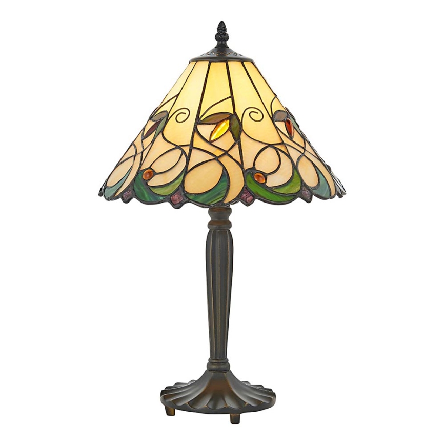 Endon 64195 - Stolná lampa JAMELIA 1xE27/60W/230V priemer 31 cm