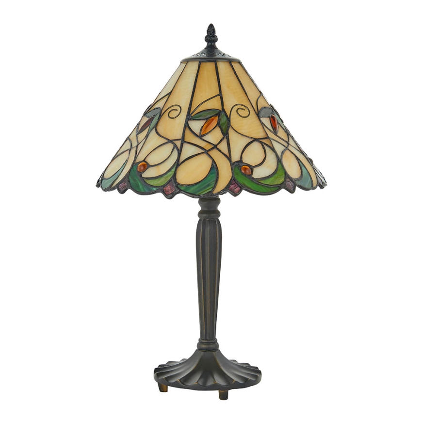 Endon 64195 - Stolná lampa JAMELIA 1xE27/60W/230V priemer 31 cm