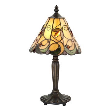 Endon 64196 - Stolná lampa Tiffany JAMELIA 1xE14/40W/230V pr. 20 cm