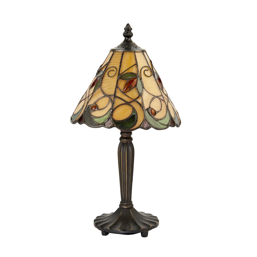 Endon 64196 - Stolná lampa Tiffany JAMELIA 1xE14/40W/230V pr. 20 cm