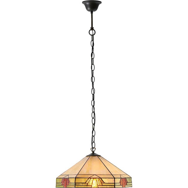Endon 64285 - Luster na reťazi NEVADA 1xE27/60W/230V pr. 35 cm