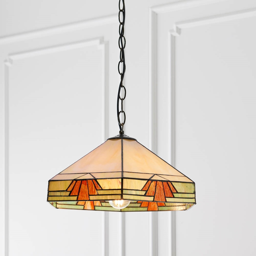 Endon 64285 - Luster na reťazi NEVADA 1xE27/60W/230V pr. 35 cm