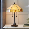 Endon 64286 - Stolná lampa Tiffany NEVADA 2xE27/60W/230V priemer 40 cm