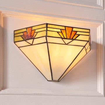 Endon 64288 - Nástenné svietidlo Tiffany NEVADA 1xE14/40W/230V