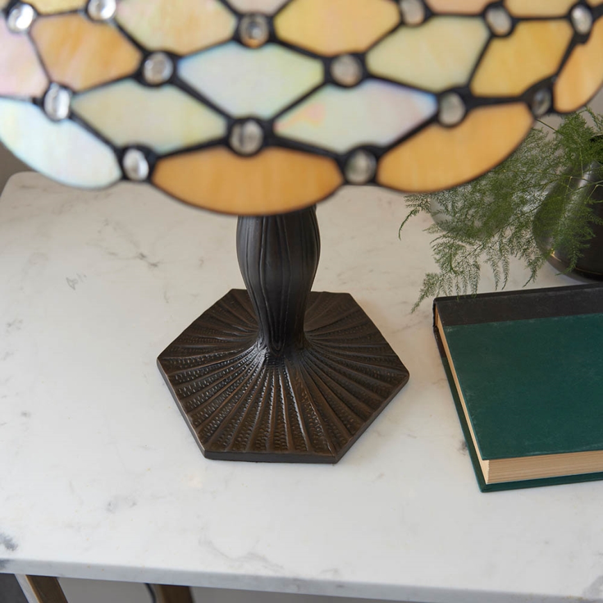 Endon 64301 - Stolná lampa PEARL 1xE27/60W/230V pr. 37 cm