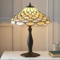 Endon 64301 - Stolná lampa Tiffany PEARL 1xE27/60W/230V Ø 37 cm
