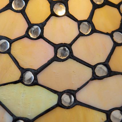 Endon 64301 - Stolná lampa Tiffany PEARL 1xE27/60W/230V Ø 37 cm