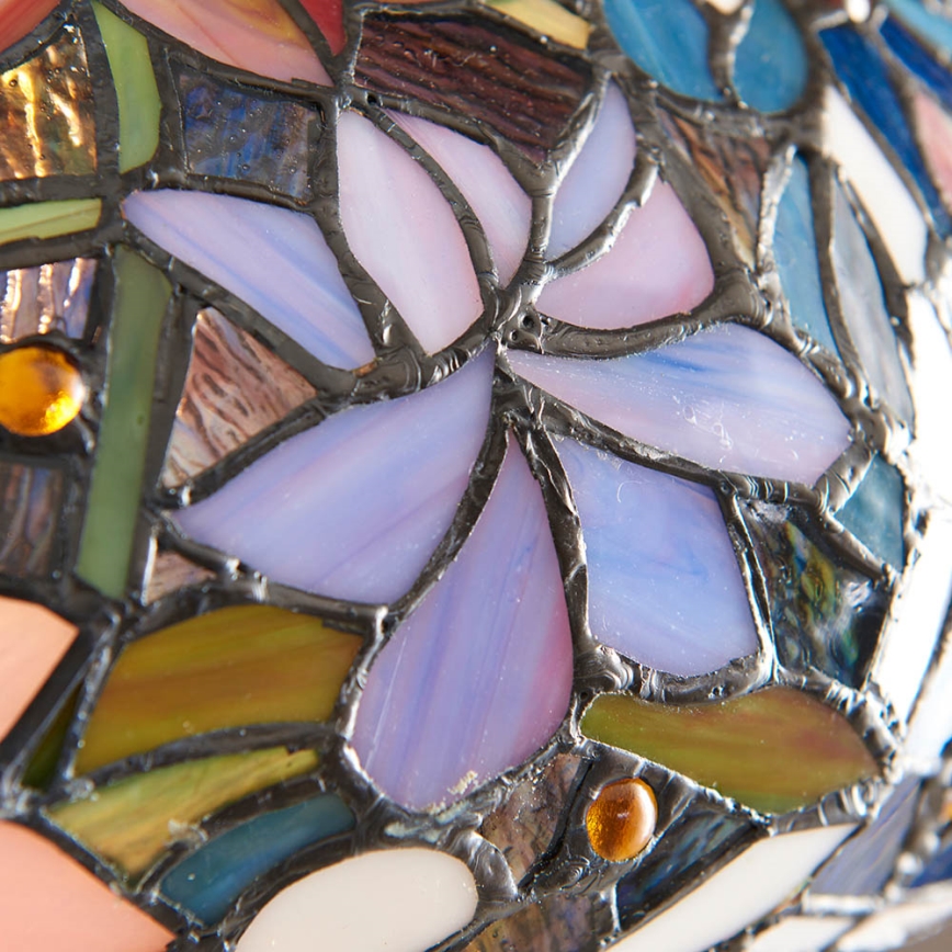 Endon 64323 - Stojacia lampa Tiffany SULLIVAN 2xE27/60W/230V priemer 56 cm