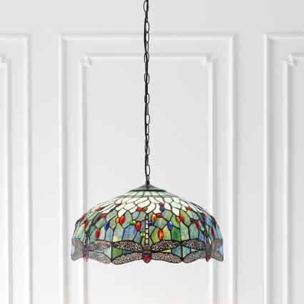 Endon 66148 - Luster na reťazi DRAGONFLY 3xE27/60W/230V pr. 50 cm