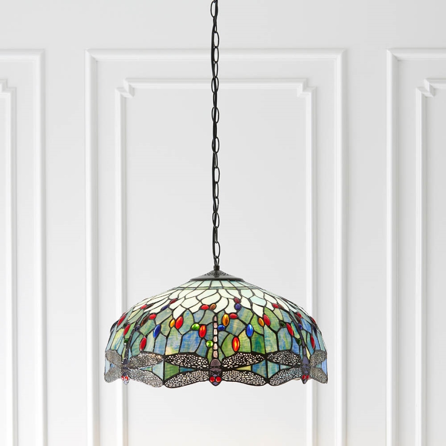 Endon 66148 - Luster na reťazi DRAGONFLY 3xE27/60W/230V pr. 50 cm