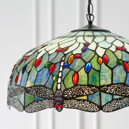Endon 66148 - Luster na reťazi DRAGONFLY 3xE27/60W/230V pr. 50 cm