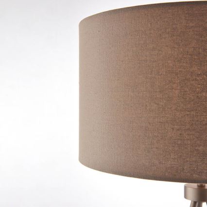 Endon 66986 - Stolná lampa TRI 1xE27/40W/230V mosadz/béžová