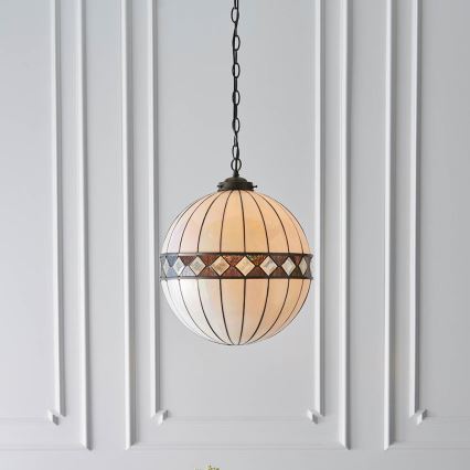 Endon 67045 - Luster na reťazi FARGO 1xE27/60W/230V pr. 40 cm