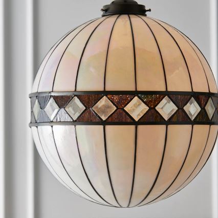 Endon 67045 - Luster na reťazi FARGO 1xE27/60W/230V pr. 40 cm