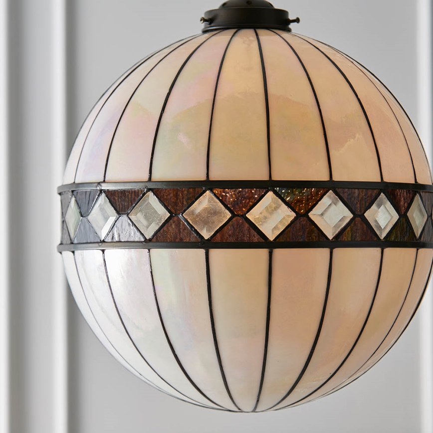 Endon 67045 - Luster na reťazi FARGO 1xE27/60W/230V pr. 40 cm