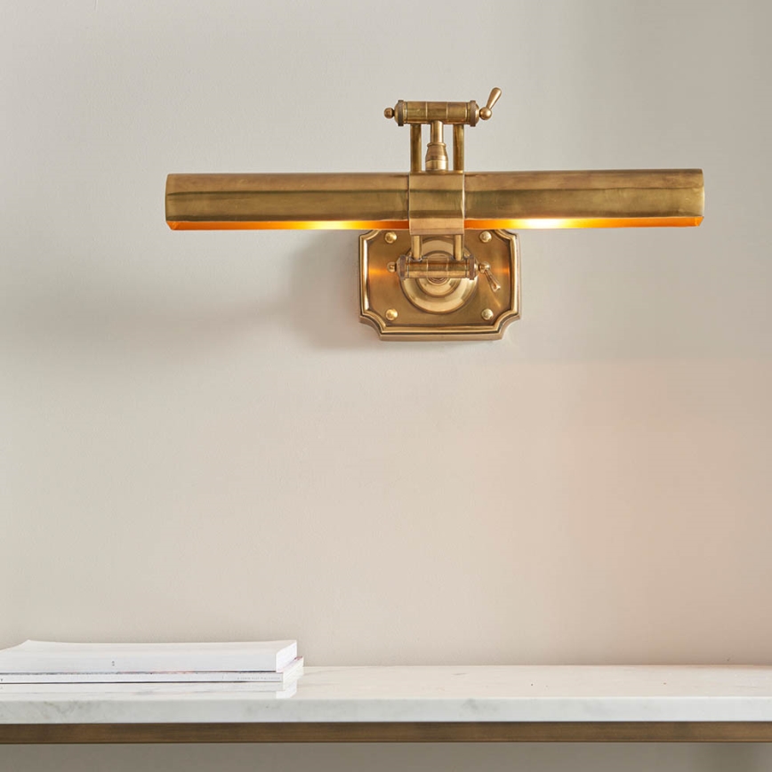 Endon 69833 - Obrazové svietidlo WINCHESTER 2xE14/6W/230V 51 cm mosadz