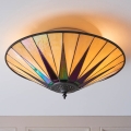 Endon 70240 - Stropné svietidlo Tiffany DARK STAR 2xE27/40W/230V pr. 49 cm