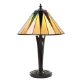 Endon 70367 - Stolná lampa Tiffany DARK STAR 1xE14/40W/230V, priemer 30 cm