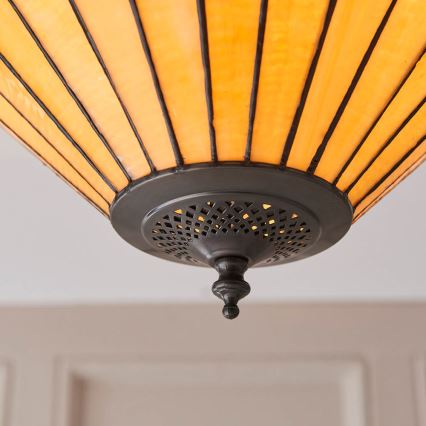 Endon 70706 - Stropné svietidlo Tiffany JAMELIA 2xE27/60W/230V, priemer 50 cm