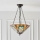 Endon 70750 - Luster na reťazi Tiffany HECTOR 3×E27/60W/230V, priemer 40 cm