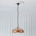 Endon 70824 - Luster na reťazi Tiffany DRAGONFLY 3xE27/60W/230V pr. 41 cm