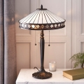 Endon 70935 - Stolová lampa Tiffany FARGO 2xE27/60W/230V priemer 41,5 cm