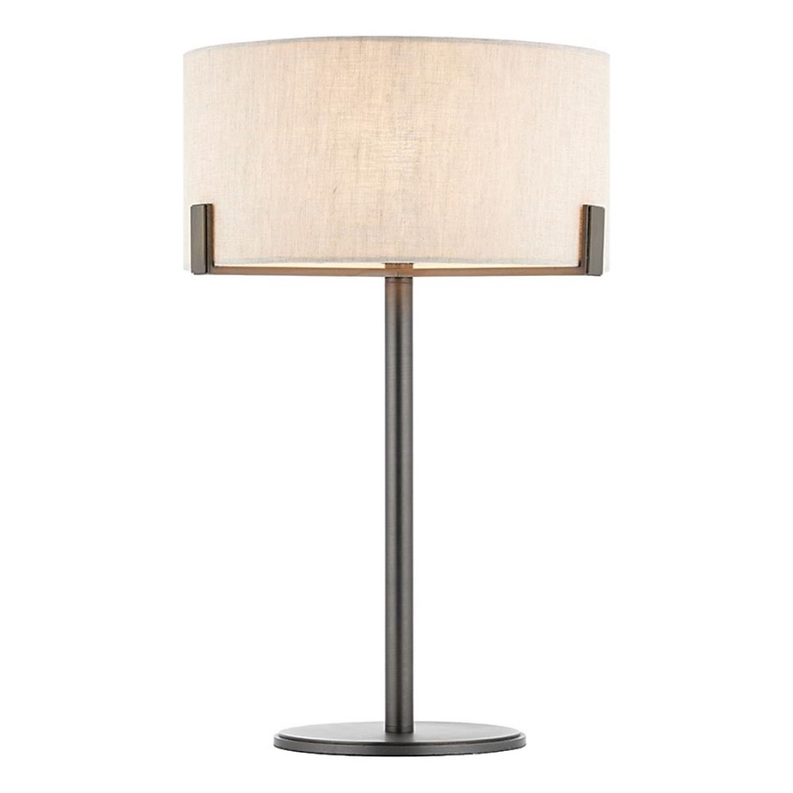 Endon 72631 - Stolná lampa HAYFIELD 1xE27/40W/230V bronzová/šedá