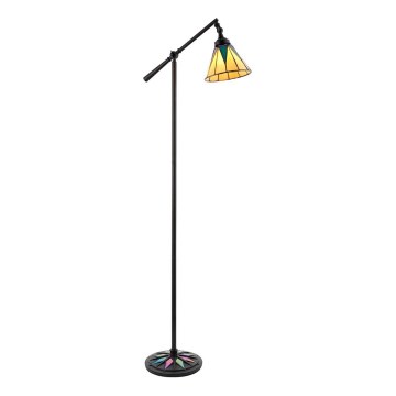Endon 74355 - Stojacia lampa Tiffany DARK STAR 1xE14/40W/230V