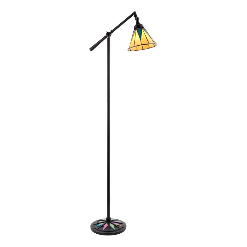Endon 74355 - Stojacia lampa Tiffany DARK STAR 1xE14/40W/230V