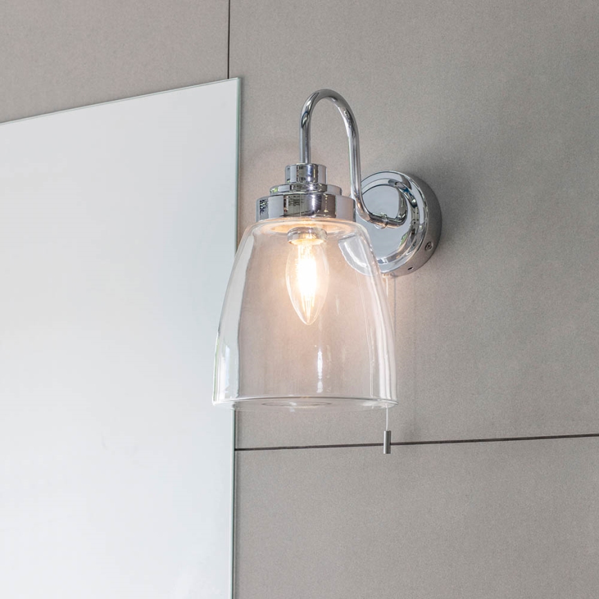 Endon 77088 - Kúpeľňové nástenné svietidlo ASHBURY 1xE14/4W/230V IP44 lesklý chróm