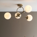 Endon 90843 - Prisadený luster ONTARIO 4xE14/7W/230V mosadz