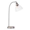 Endon 91740 - Stolná lampa HANSEN 1xE14/40W/230V matný chróm