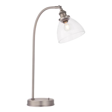 Endon 91740 - Stolná lampa HANSEN 1xE14/40W/230V matný chróm