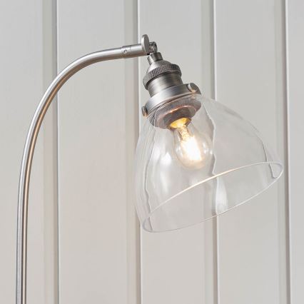 Endon 91740 - Stolná lampa HANSEN 1xE14/40W/230V matný chróm