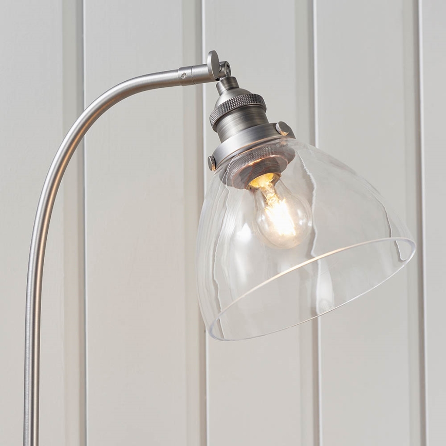 Endon 91740 - Stolná lampa HANSEN 1xE14/40W/230V matný chróm