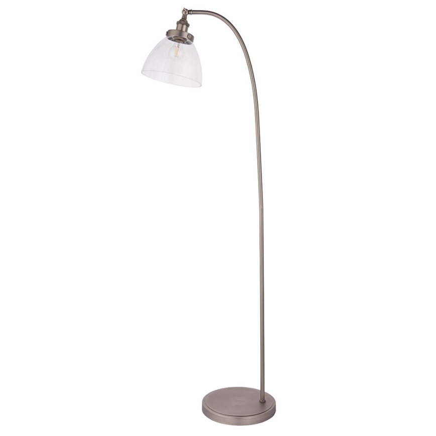Endon 91741 - Stojacia lampa HANSEN 1xE27/40W/230V matný chróm