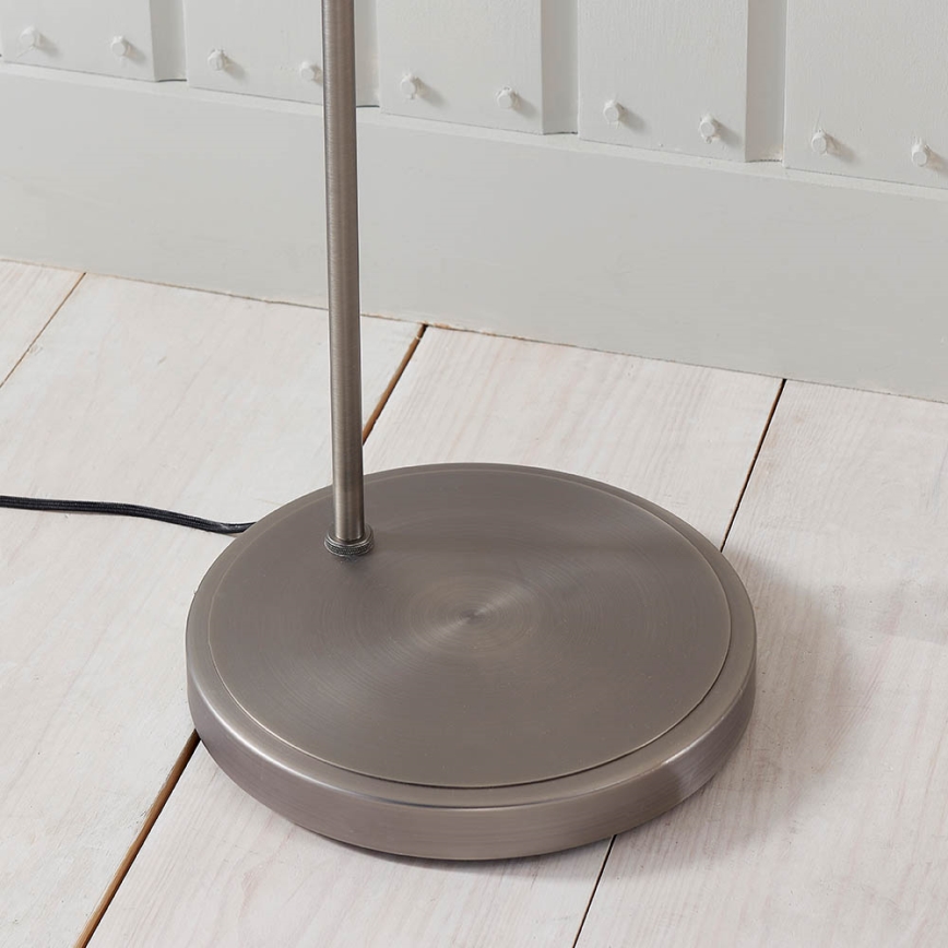 Endon 91741 - Stojacia lampa HANSEN 1xE27/40W/230V matný chróm