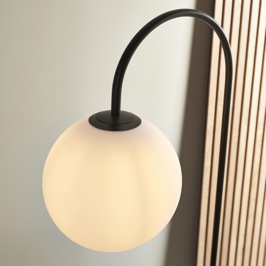 Endon 92424 - Stojacia lampa HALO 1xE14/7W/230V čierna/biela