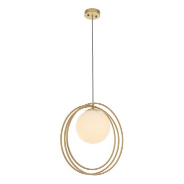 Endon 92488 - Luster na lanku EMILIO 1xE27/10W/230V zlatý
