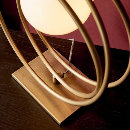 Endon 92491 - Stolná lampa EMILIO 1xG9/3W/230V zlatá