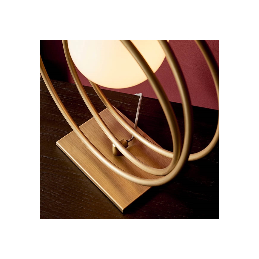 Endon 92491 - Stolná lampa EMILIO 1xG9/3W/230V zlatá