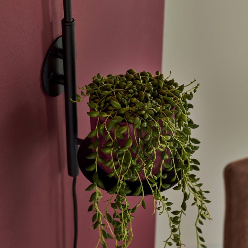 Endon 92726 - Nástenné svietidlo HALO 1xG9/3W/230V čierna/biela