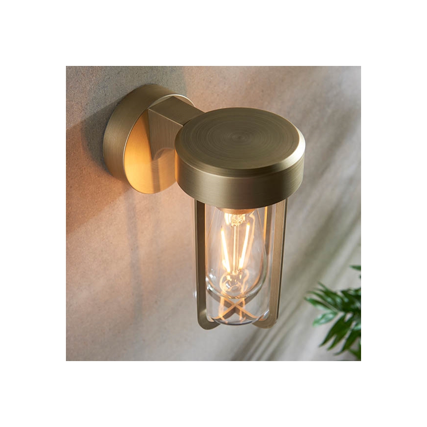 Endon 92855 - Kúpeľňové nástenné svietidlo 1xE27/6W/230V IP44 mosadz