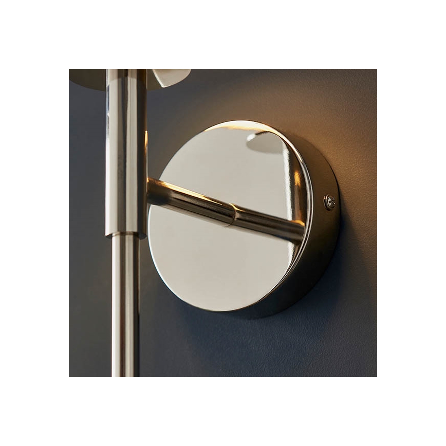 Endon 92949 - Nástenné svietidlo 1xE14/6W/230V biela/lesklý chróm