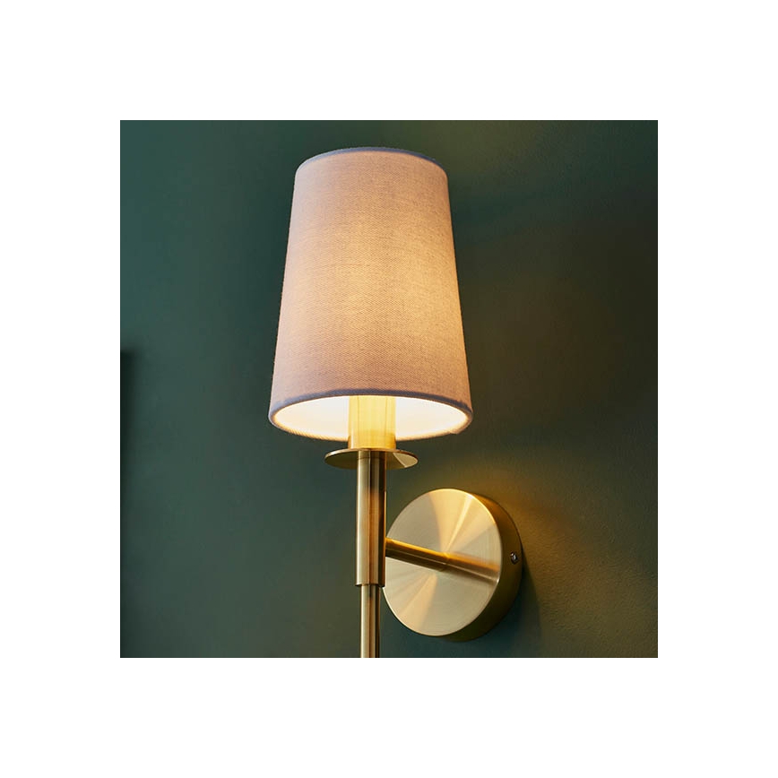 Endon 92955 - Nástenné svietidlo 1xE14/6W/230V biele/zlaté