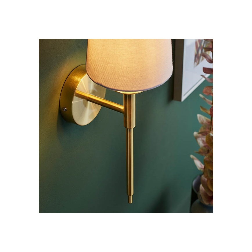 Endon 92955 - Nástenné svietidlo 1xE14/6W/230V biele/zlaté