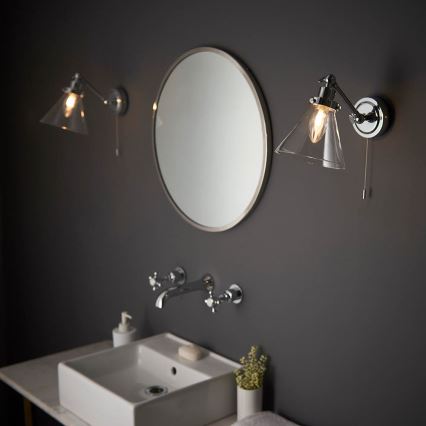 Endon 93853 - Kúpeľňové nástenné bodové svietidlo FARADAY 1xG9/3W/230V IP44 lesklý chróm