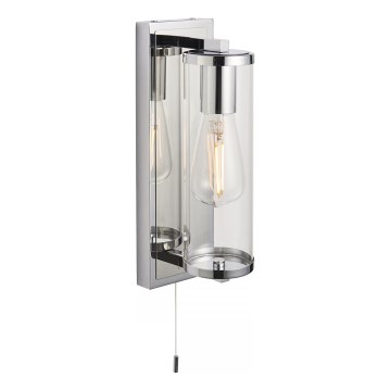 Endon 94074 - Kúpeľňové nástenné svietidlo TAYLOR 1xE27/10W/230V IP44 lesklý chróm