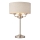 Endon 94369 - Stolná lampa HIGHCLERE 3xE14/18W/230V béžová/matný chróm